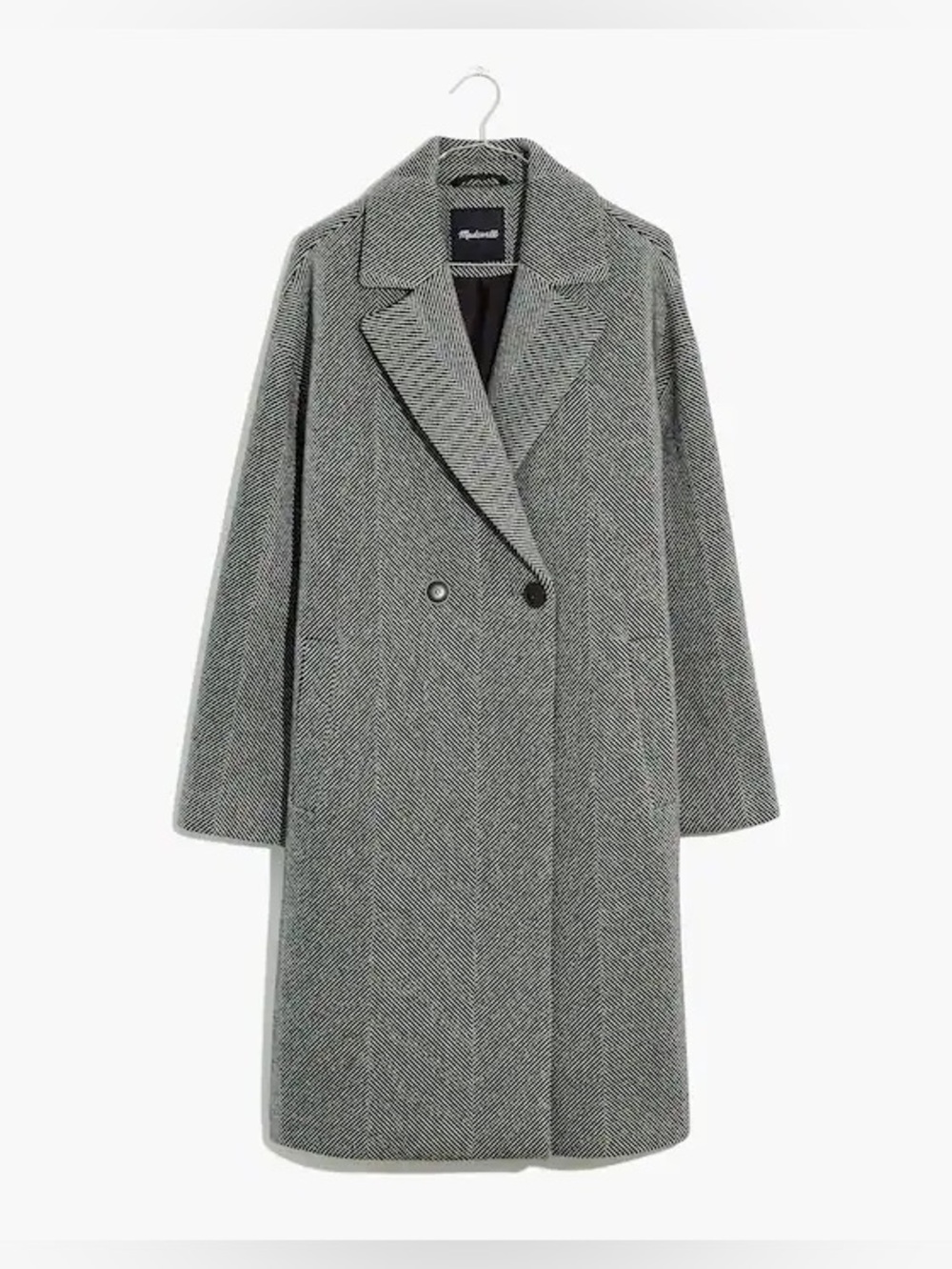 Madewell Averdon Coat in Herringbone